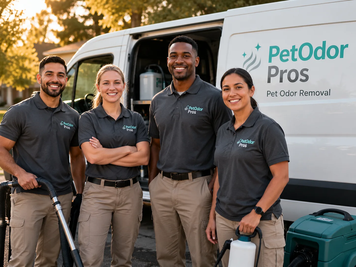 Pet Odor Removal team serving Doucette, TX